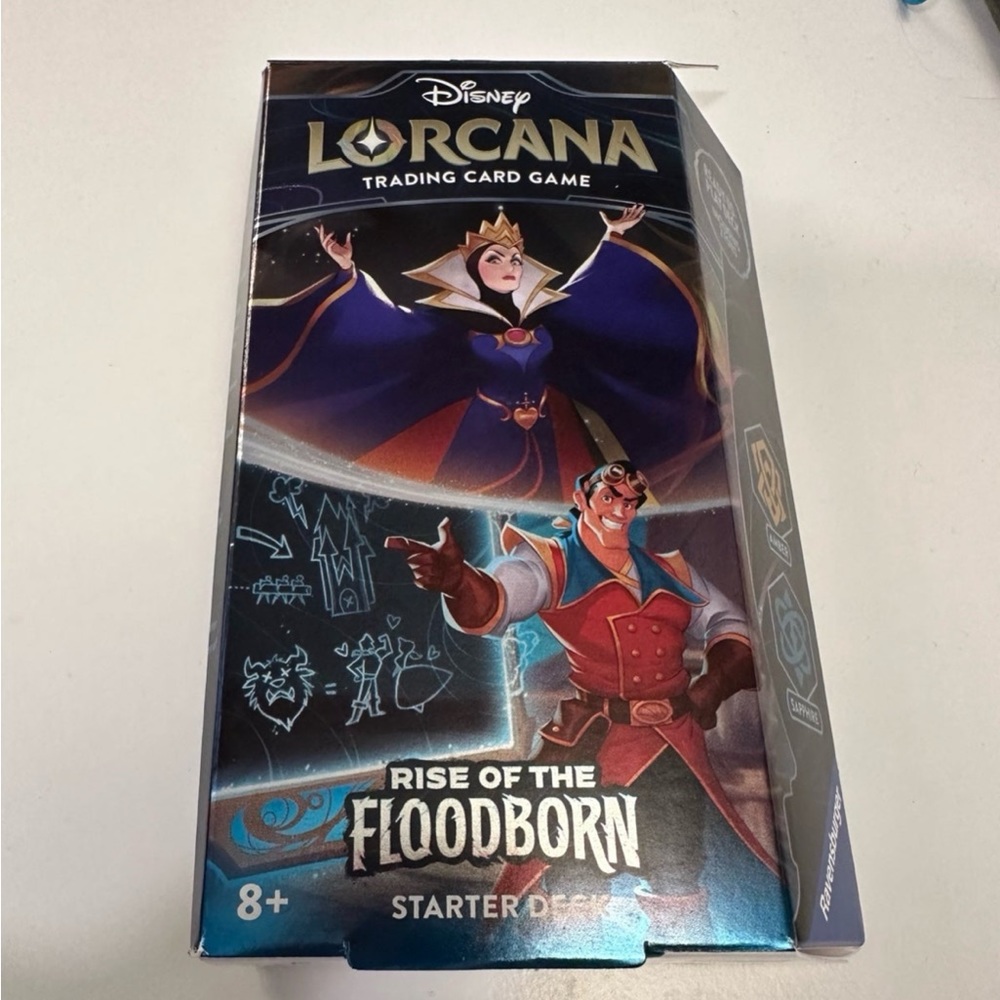 Disney Lorcana TCG Rise of the Floodborn Starter Deck Sapphire Amber